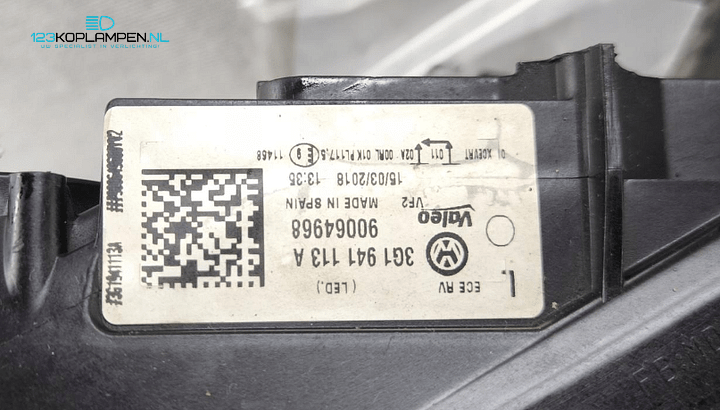 VW Volkswagen Passat B8 Full LED Matrix koplamp links  – Foto 6