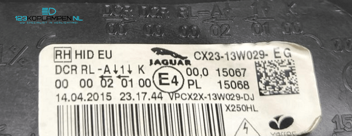 Jaguar XF X250 Facelift Xenon koplamp rechts 12 PIN – Foto 5