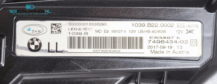 BMW 6 Serie G32 Full LED koplamp rechts – Foto 6