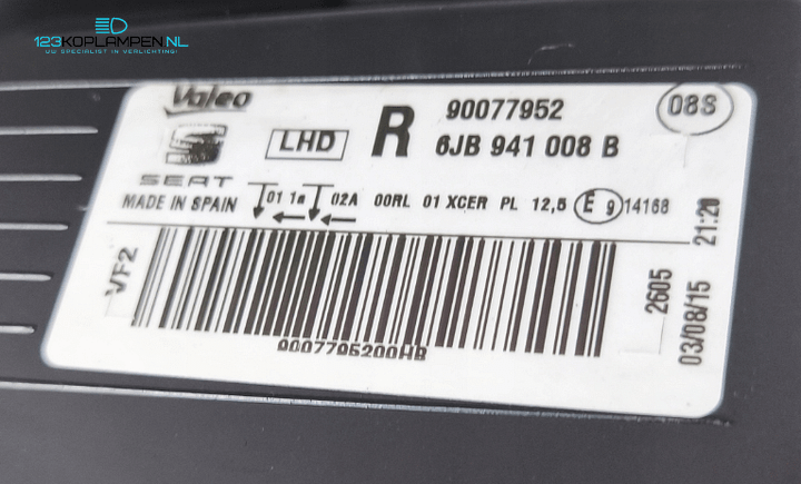 Seat Toledo Full LED koplamp rechts  – Foto 5
