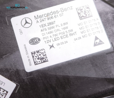 Mercedes GLA W247 Facelift Performance LED koplamp links  – Foto 7