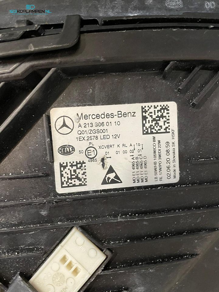 Mercedes W213 W238 E Klasse facelift Multibeam koplamp koplampen links rechts  – Foto 12