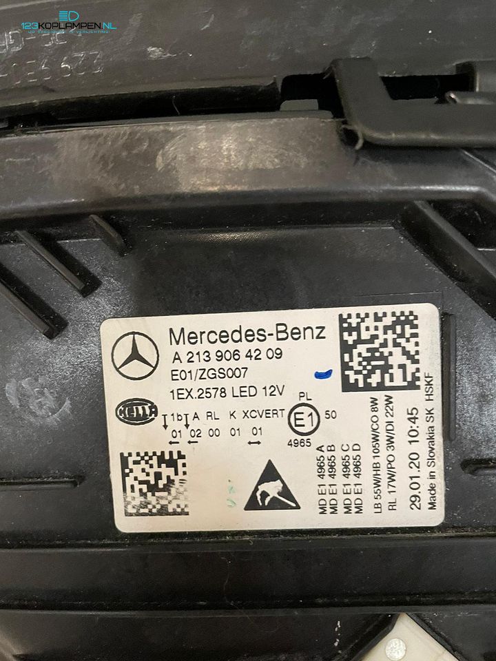 Mercedes W213 W238 E Klasse facelift Multibeam koplamp koplampen links rechts  – Foto 13