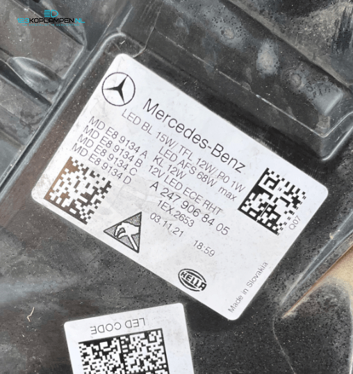 Mercedes B Klasse W247 Multibeam koplamp koplampen  – Foto 17