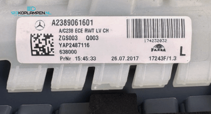 Mercedes E Klasse W238 coupe cabrio achterlicht achterlichten  – Photo 8