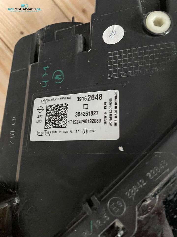 Opel Corsa F koplamp links H7/LED  – Foto 6