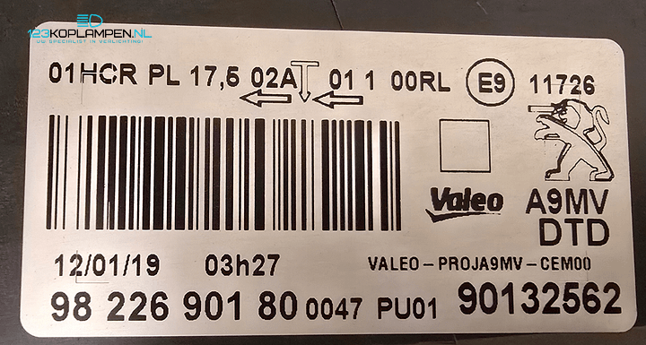 Peugeot 208 facelift LED koplamp koplampen  – Foto 7