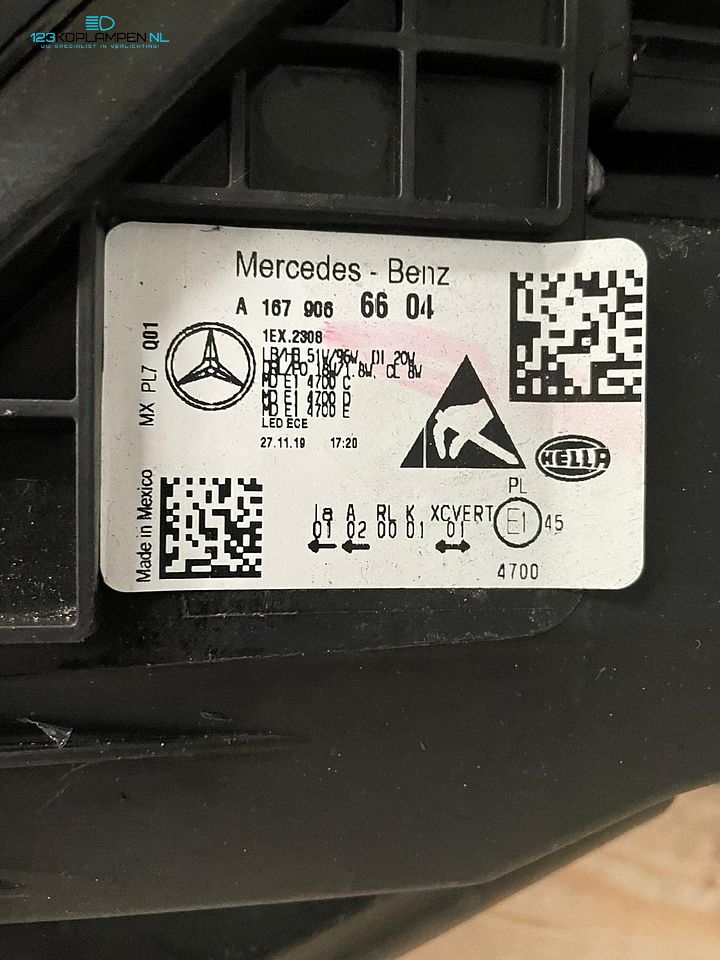 Mercedes GLE W167 Multibeam LED koplamp links rechts compleet  – Foto 16