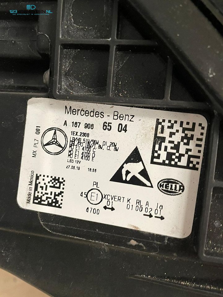 Mercedes GLE W167 Multibeam LED koplamp links rechts compleet  – Foto 7