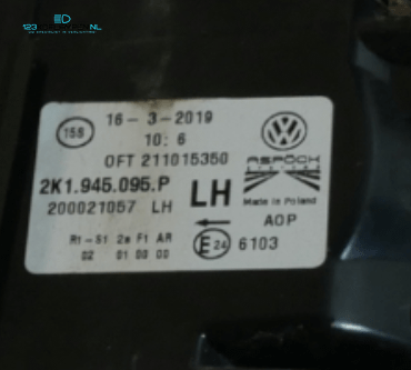Volkswagen Caddy 2K5 koplampen achterlichten set – Foto 19