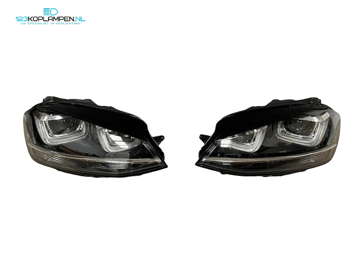 VW Volkswagen Golf 7 Xenon LED koplamp koplampen links rechts compleet