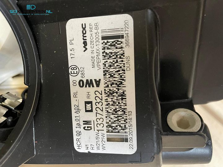 Opel Meriva B facelift H7 koplamp rechts  – Foto 7