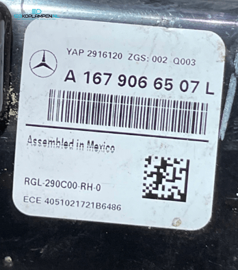 Mercedes GLE W167 LED achterlicht achterlichten links rechts  – Foto 9