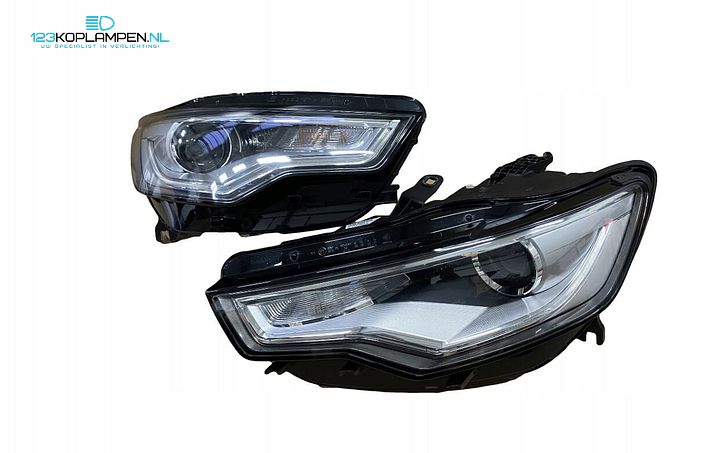 Audi A6 C7 4G Bi Xenon koplamp koplampen links rechts 