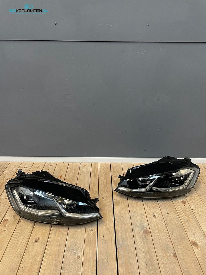 VW Volkswagen Golf 7.5 facelift Full LED koplamp koplampen links rechts  – Foto 2
