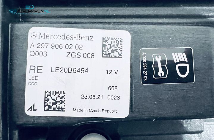 Mercedes EQS W297 Digital Light koplamp koplampen  – Foto 10